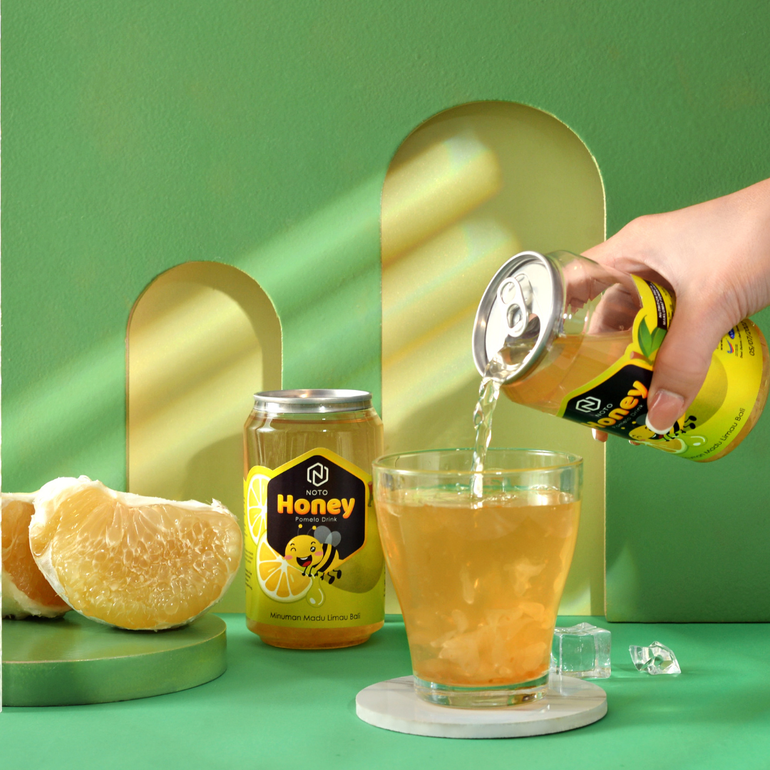 Ready to Drink Honey Pomelo Beverage Noto Honey House